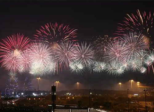 陆丰市焰火晚会